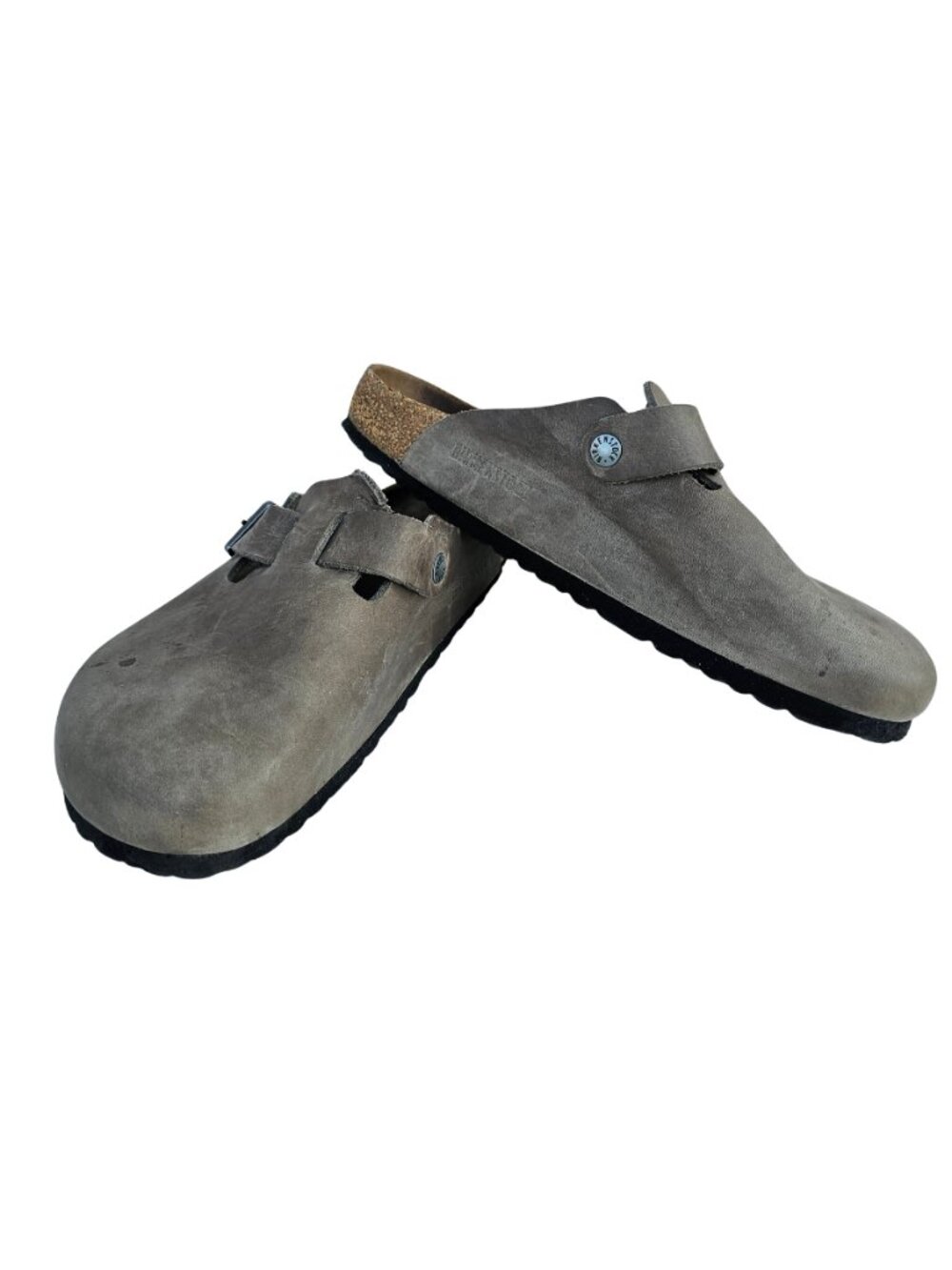 Birkenstock Boston - Oiled Leather in Tobacco Brown - EU Size 42